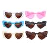 Детские солнцезащитные очки для мальчиков и девочек, детские солнцезащитные очки в форме сердца, солнцезащитные очки для уличной съемки