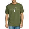 Tshirts For Unisex Cotton Everyday Tees Heartbeat Design With Saxophone Art Summer Comfort Tshirt Anime Unisex Tshirt Comfortab
