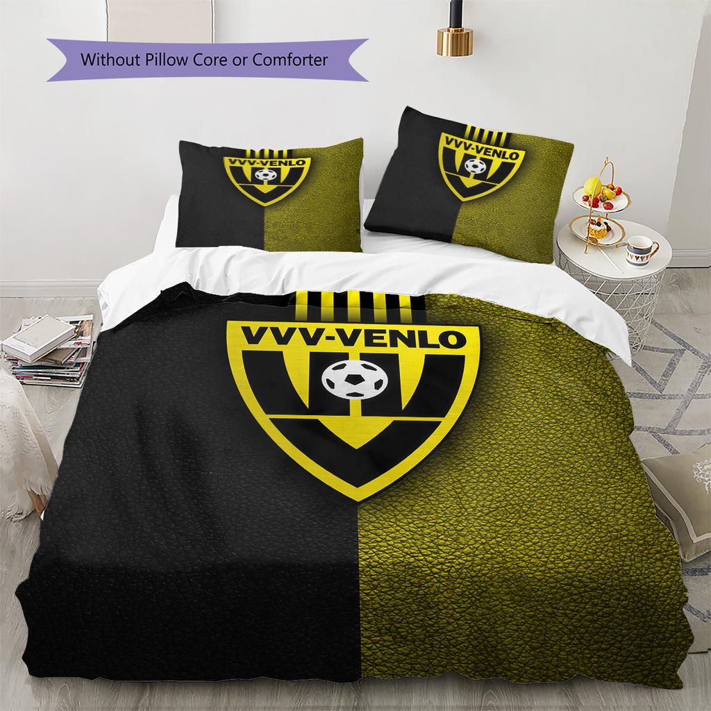 VVV-Venlo Pattern Bedding Quilt Set Home Decoration Gift (1 * duvet cover + 2 * pillowcase without core)