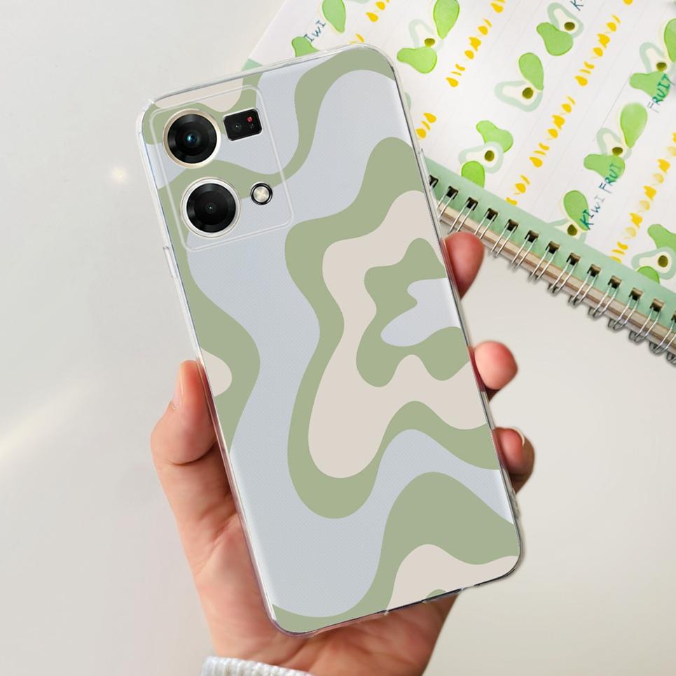 Чехол для Oppo Reno7 4G CPH2363 Oppo Reno7 Lite 7Z Красивый Рисованный Чехол Мягкий ТПУ Чехол для Телефона Для Oppo Reno 7 5G 7Pro Задняя Крышка