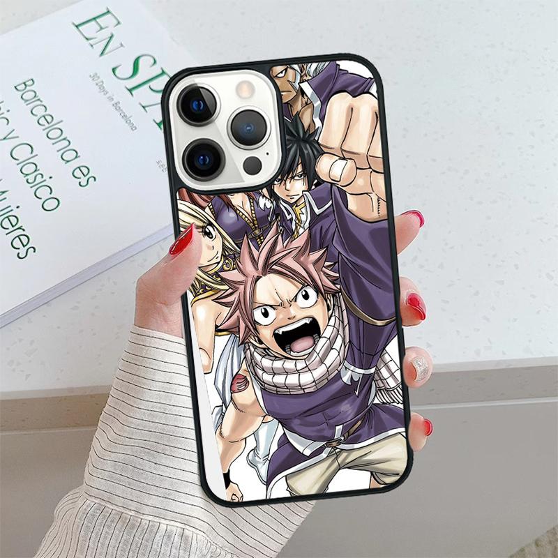 Чехол для телефона с изображением аниме Манга Fairy Tail для iPhone 13 Pro Max Coque 12 11 Pro Max для Apple 8 PLUS 7 6S XR X XS Fundas