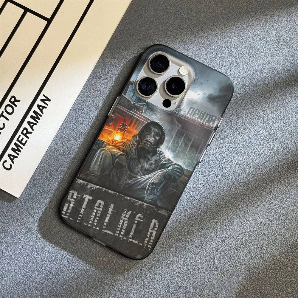 Постапокалиптическая игра Metro 2033 для iPhone 16 15 14 13 12 11 17 Pro Max Plus Волна Гофрированный чехол для телефона Противоударная крышка