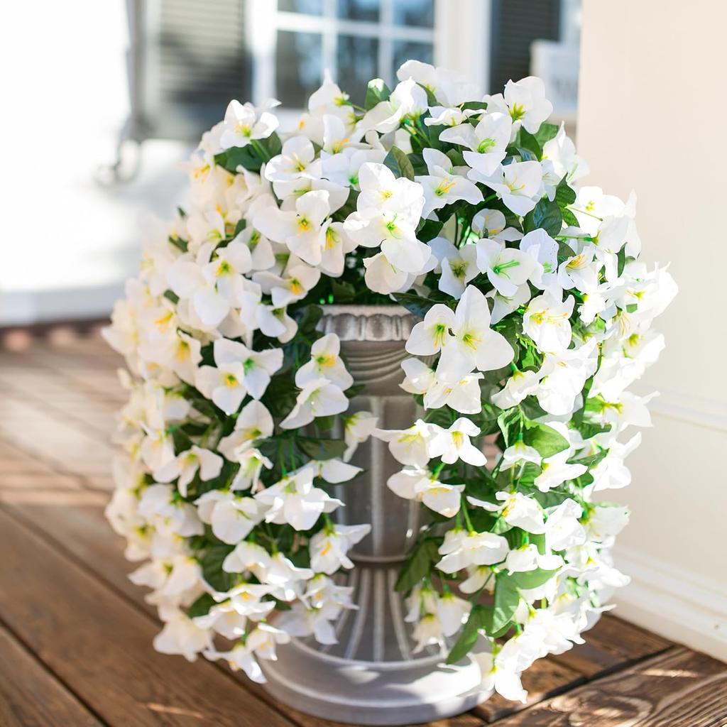 Artificial Flowers Vine Bougainvillea Wedding Home Room Valentine's Decora Outdoor Courtyard Garden Wall Hanging Arch DIY Gifts