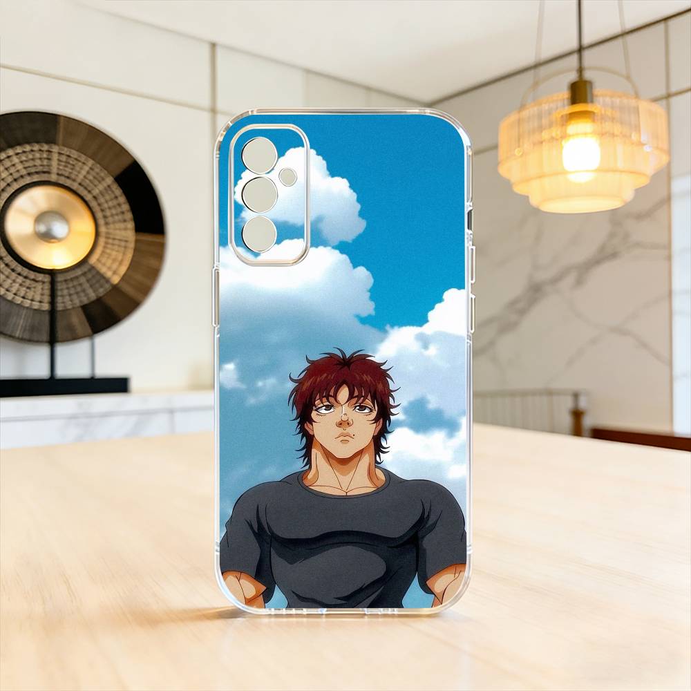 Hanma Baki Anime Phone Case For SamsungA10,12,20,21S,30,31,40,50,51,52,70,71 Transparent Cover