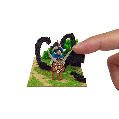 Sankei Миниатюрная бумажная модель Studio Ghibli: Аситака и Татаригами Принцесса Мононоке Масштаб не указан, MP07-41