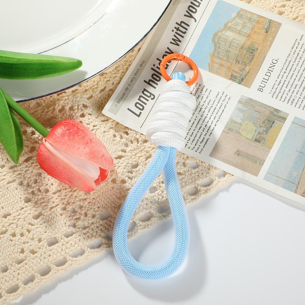 Плетеный шнурок-сетка для подвешивания, анти-потеряющийся плетеный шнурок, брелок для ключей, аксессуары для самостоятельного изготовления