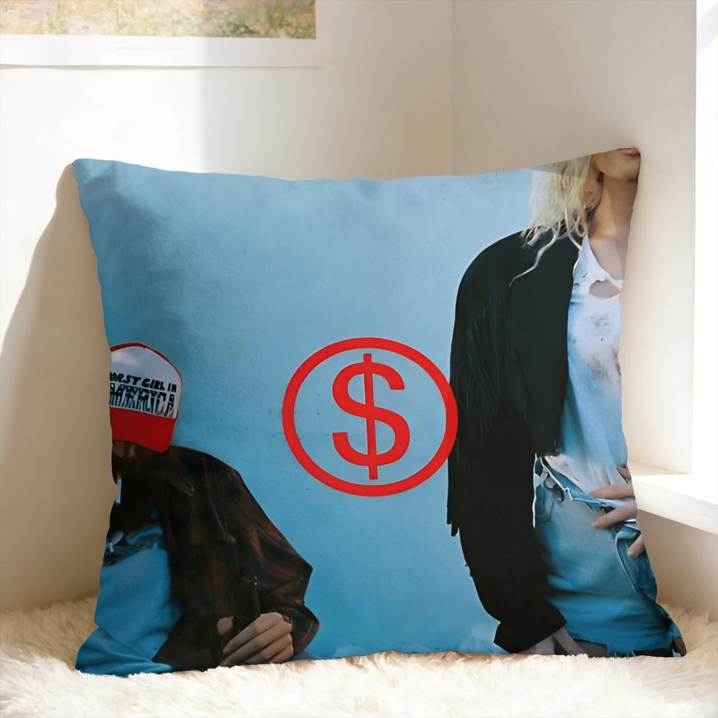 Pillow Case Slayyyter WORT GIRL IN AMERICA CD Comfy Pillow Cover For Sofa Home Decor Morden Pillowcases