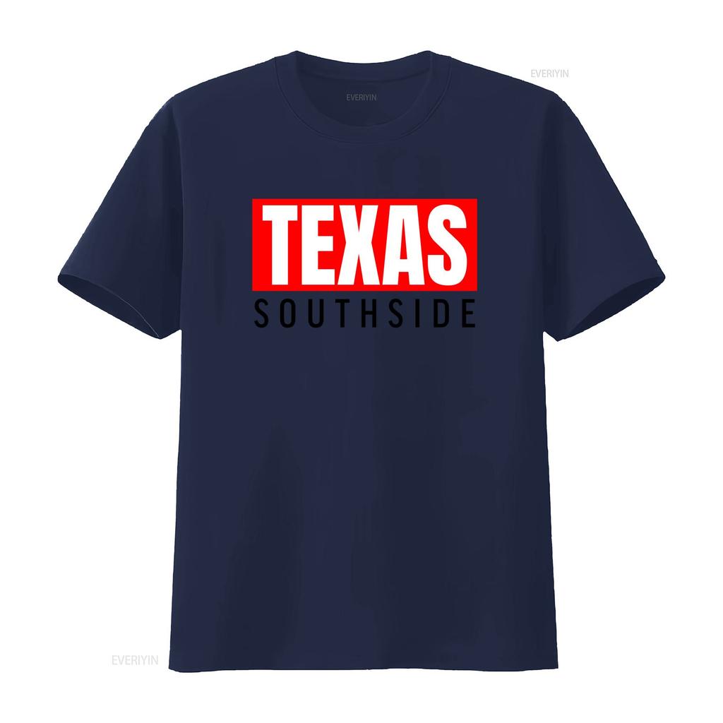 Футболка Texas Southside Стильная и удобная для всех винтажная стирка мужская уличная одежда слегка мягкая эластичная дышащая