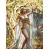 Diamond Embroidery Needlework Cross Stitch Full Round Diamond Diy Diamond Painting Sexy Forest Angel