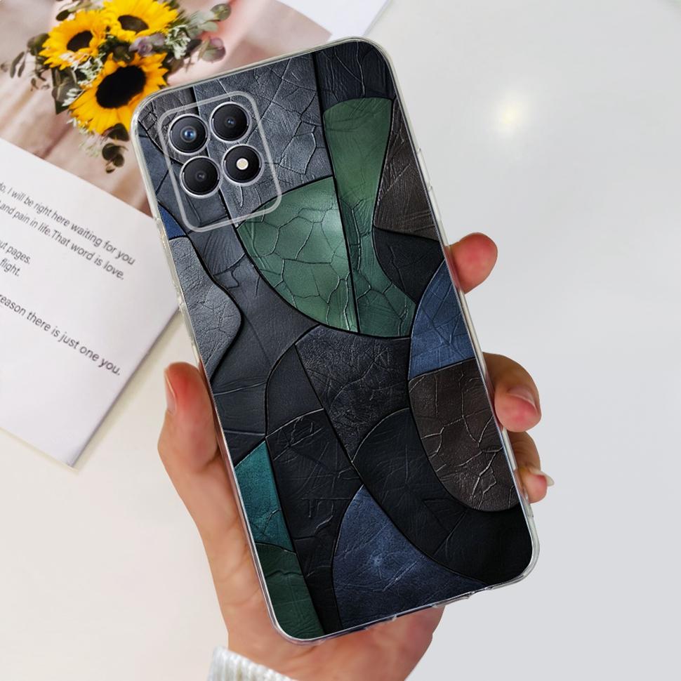 Чехол для Realme 8i Realme8i RMX3151 Милый мультяшный чехол с пандой Мягкий силиконовый чехол для Oppo Realme Narzo 50 Narzo50 Fundas Capa