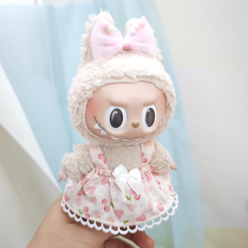 Labubu 17cm Pendant Clothes: Single Pants & Skirt Accessories for Replacement