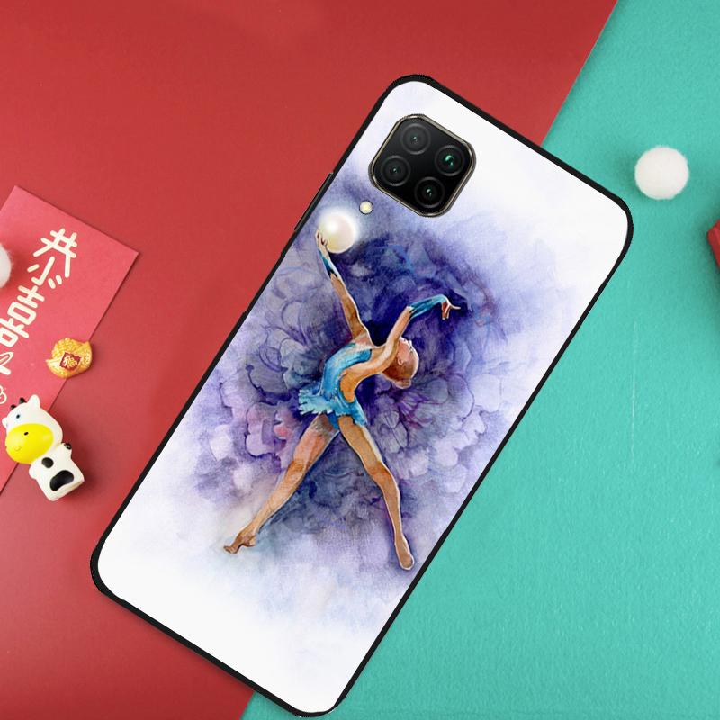 Масляная живопись Гимнастика Для Huawei Nova 12S 9 10 SE 7i 8i 11i 12i Y60 Y61 Y70 Y72 Y73 Y90 Y91 P20 P30 P40 Lite Чехол