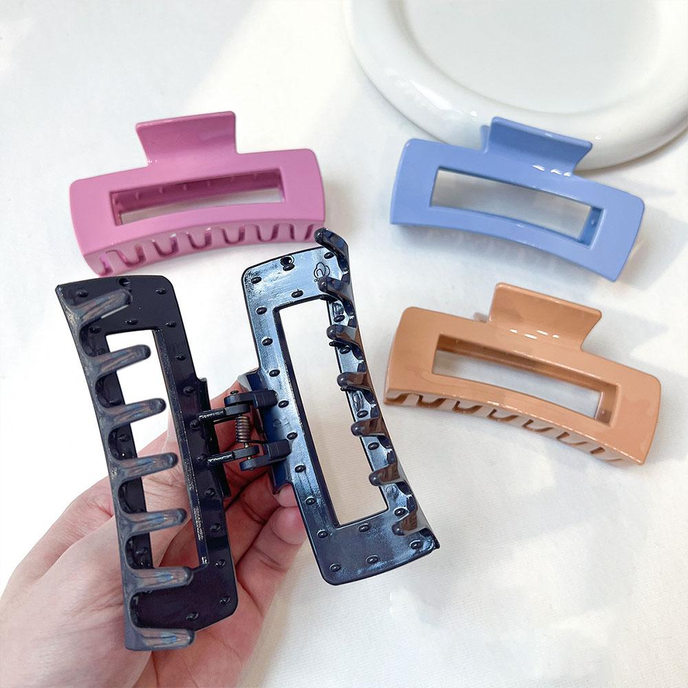 Гибкий Мягкий Резиновый Зажим для Волос Элегантный Зажим-Акула Нескользящие Силиконовые Аксессуары для Волос Корейский Стиль Женские Модные Аксессуары для Волос