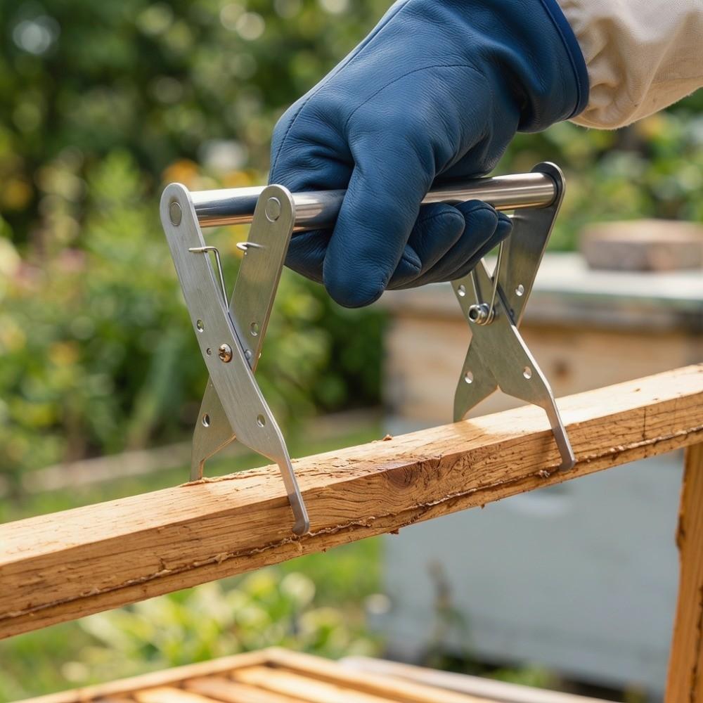 Silver Bee Frame Gripper Durable Beekeeping Frame Grip Easy to Use Bee Frame Puller Beekeeping