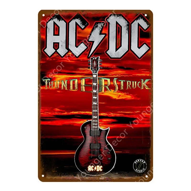 Хард-рок-ролл плакат кантри-музыка джаз металлические знаки ретро декор для вечеринки паб-бар кафе клуб украшения винтажная настенная табличка YJ063