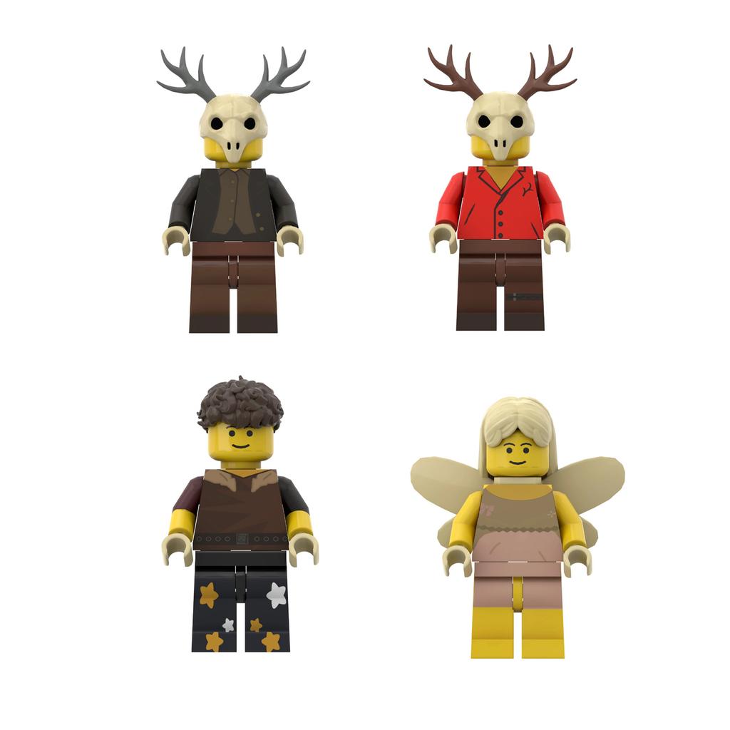 Anime Peripheral Trendy Building Block, Children's Puzzle Puzzle Puzzle Building Model Toys