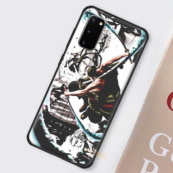 Цельный чехол с рисунком аниме для Samsung Galaxy S20 FE S21 S10 Note 20 Ultra S9 Plus S8 10 Lite S10e 9, черный чехол для телефона