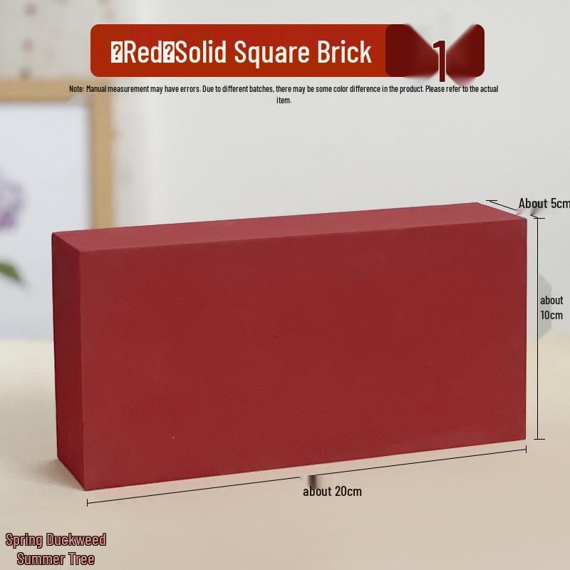 Kindergarten EVA Foam Building Blocks for Kids - Red Brick Set
