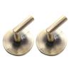 2pcs Retro Modern Hold Wall Hanger Curtain Holder Mounted Metal Hooks Curtain Holdback