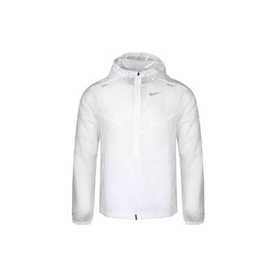 Ветрозащитная тканая куртка с капюшоном Мужские куртки Белые CK6342-100