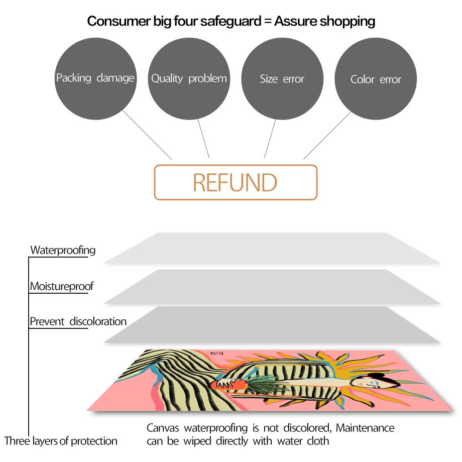 Abstract Line Stripe Girl Flower Leaf Colorful Wall Art Canvas Painting Posters And Prints Hotel Bar Pictures Indoor Room Decor