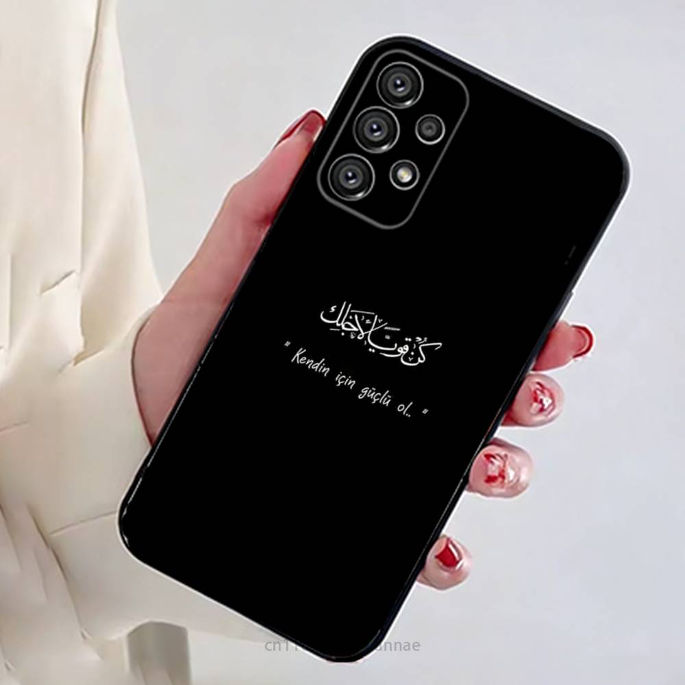 Арабские цитаты из Корана, Исламский чехол для телефона Samsung Galaxy A73,23,53,33,14,24,13,72,22,52,32,54,A34, Мягкая крышка