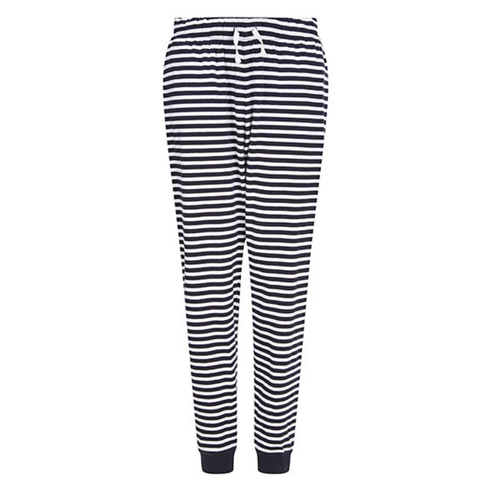 SF Men Unisex Adult Contrast Striped Cuffed Jogging Bottoms