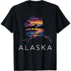 Alaskan Moose Animal Alaska Map T-Shirt