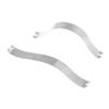Silver Picture Frame Retaining Clips 85x9mm Metal Fastener Hangers for Wall Frame Photos 50x70cm