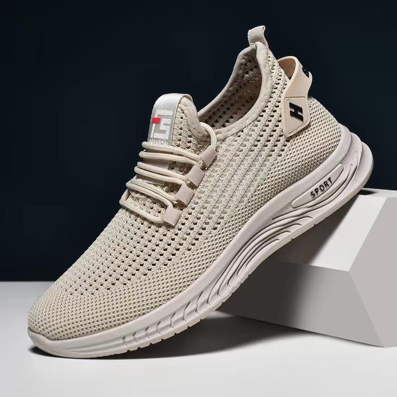 Большие размеры повседневной обуви Мужская сетчатая дышащая спортивная легкая беговая обувь для мужчин