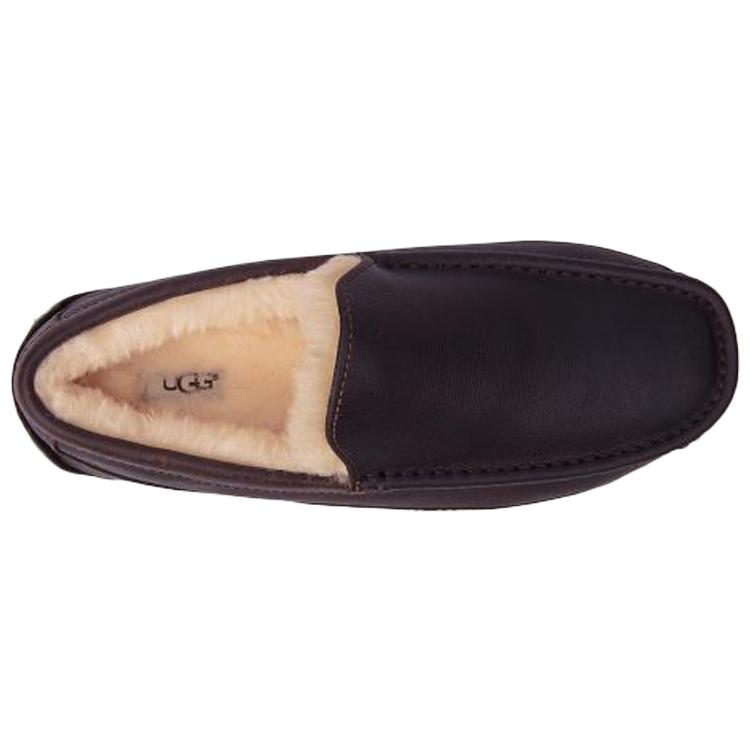 UGG Аскот Коровья кожа Флисовая подкладка Оставайтесь в тепле Низкие кроссовки Athleisure Повседневная Спортивная обувь (унисекс) Мужская повседневная обувь 5379 CTEA