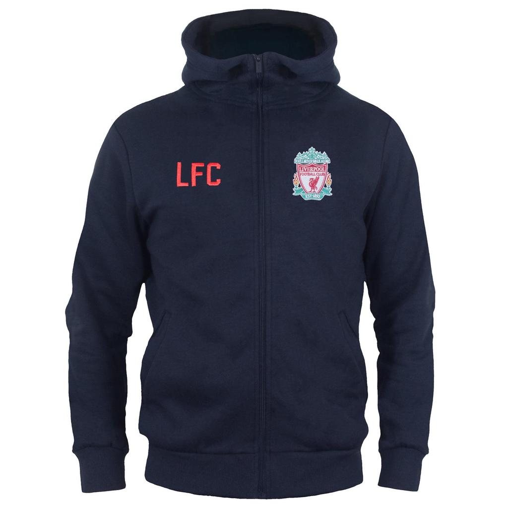Liverpool FC Boys Fleece Full Zip Hoodie