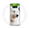Чехол для Samsung Galaxy S8 Plus Самоедская собака Белый