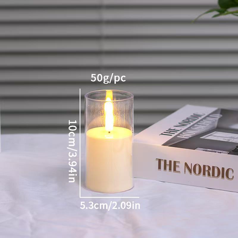 LED Remote Control Candle Lamp: Smoke-Free Simulation for Weddings & Ceremonies with Musical & Script-Killing Features