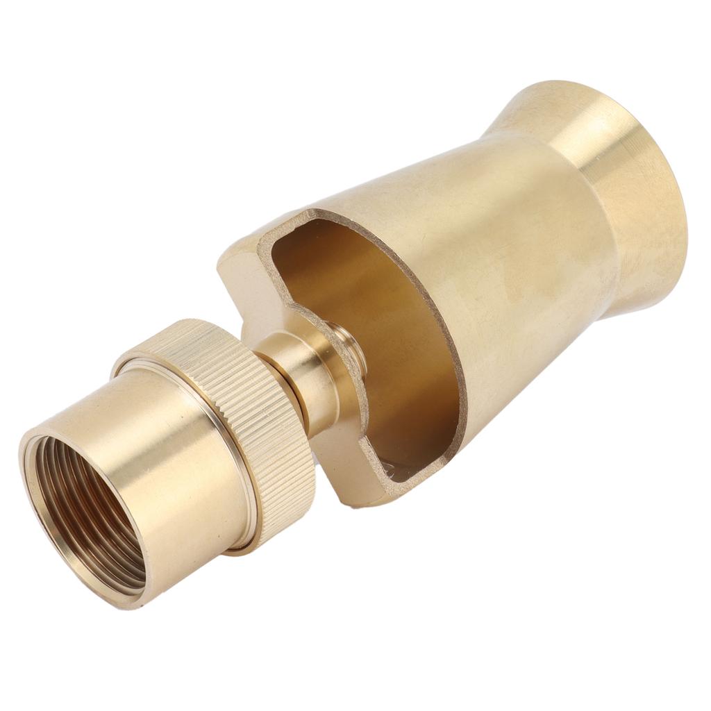 Латунная ледяная башня, кедровая насадка для фонтана, распылительная головка, регулируемый разбрызгиватель для пруда, внутренняя резьба G1