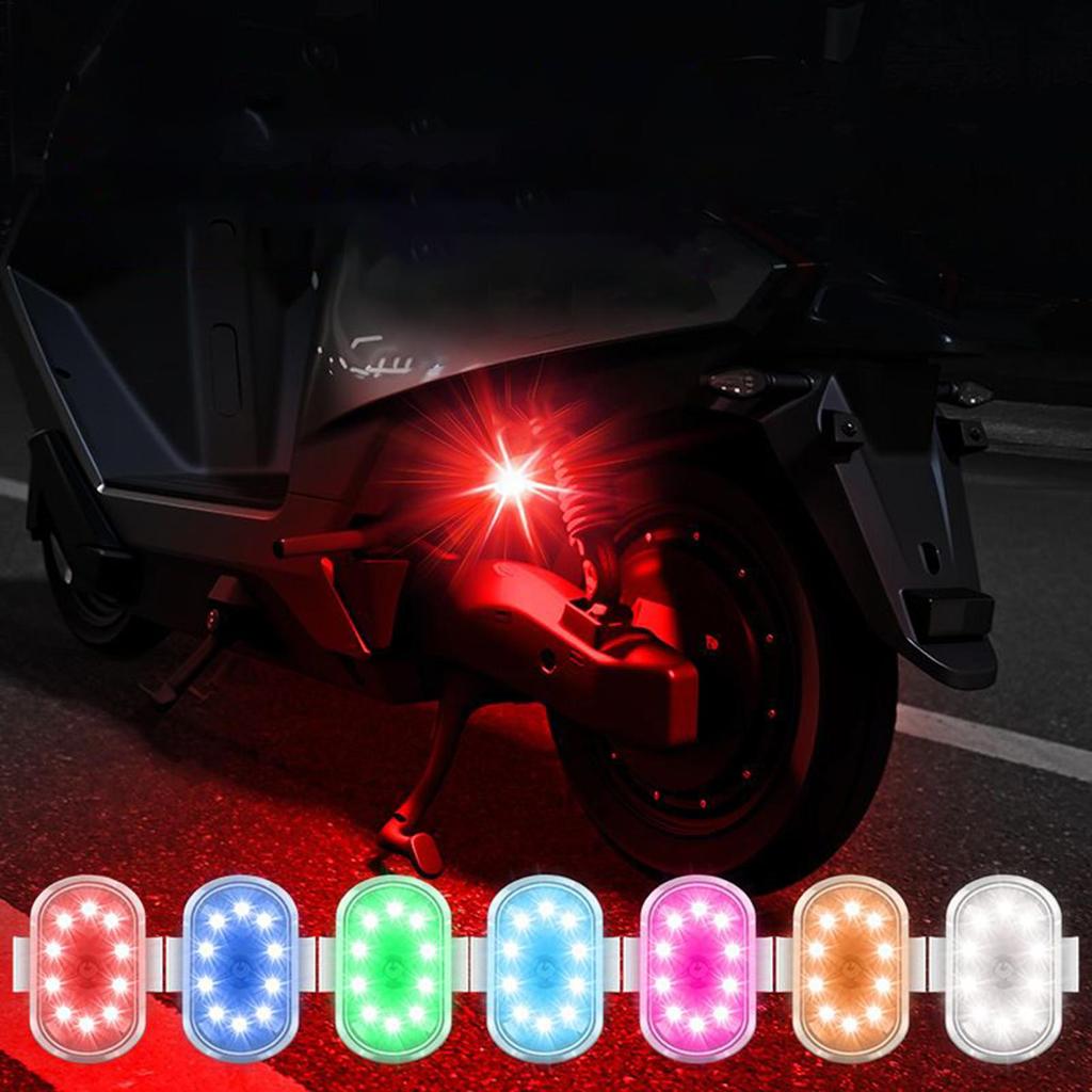 Flashing Lights Wireless 8 Colors Vehicle Accessories Rechargeable RGB Rock Interior Lights For Drone Bike RC Boat Scooter Truck