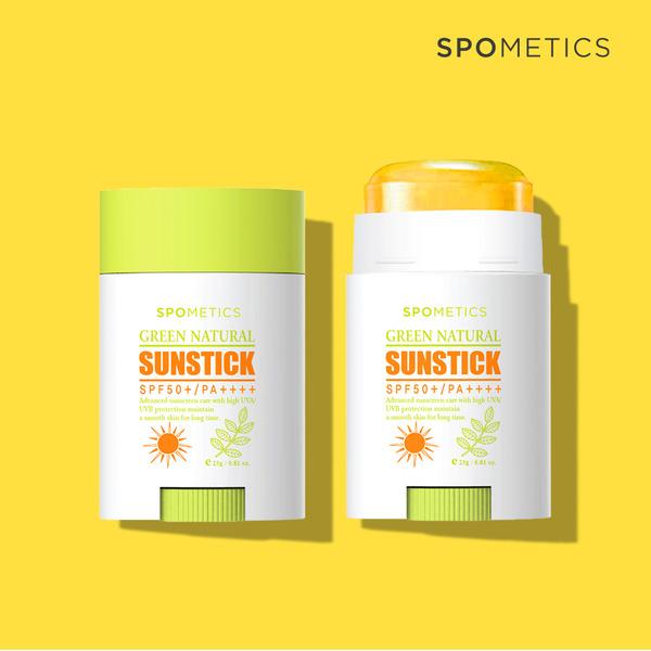 SPOMETICS Green Natural Sun Stick 23g (2-pack)