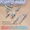 1080pcs Screws Bolts and Nuts Assortment Kit, Metric Machine Screws and Nuts and Flat Washers, M3/M4/M5/M6
