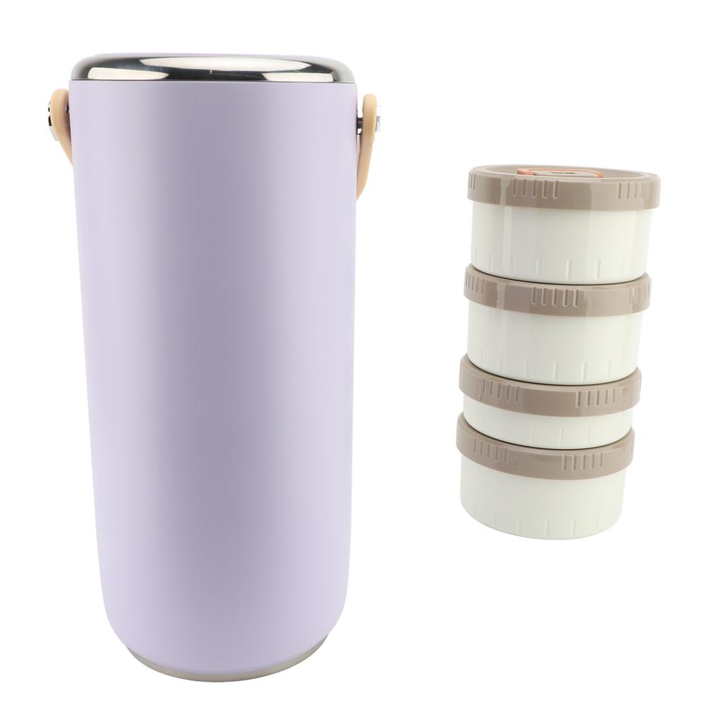 Вакуумная банка для еды 3,4 л из нержавеющей стали с широким горлом, герметичная, портативная, для горячей еды