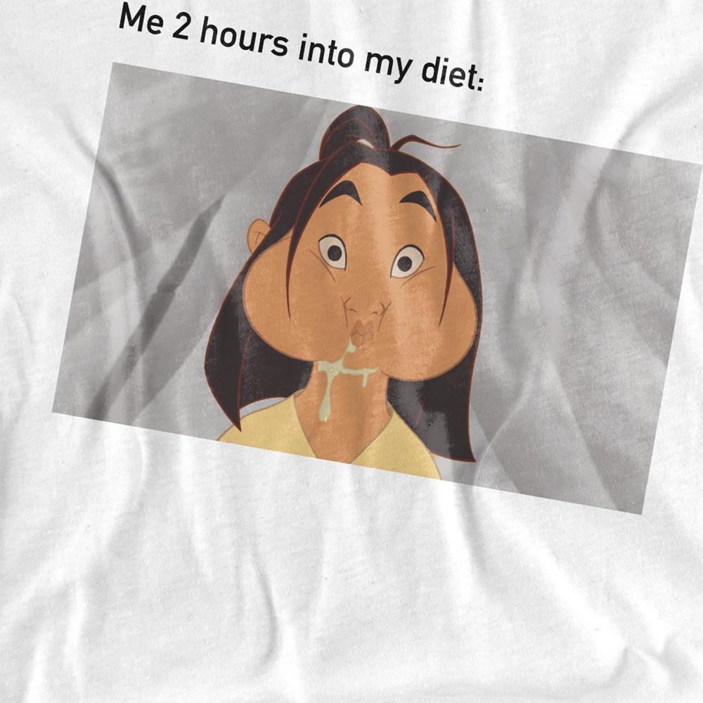 Mulan Unisex Adult Diet Fail Meme T-Shirt