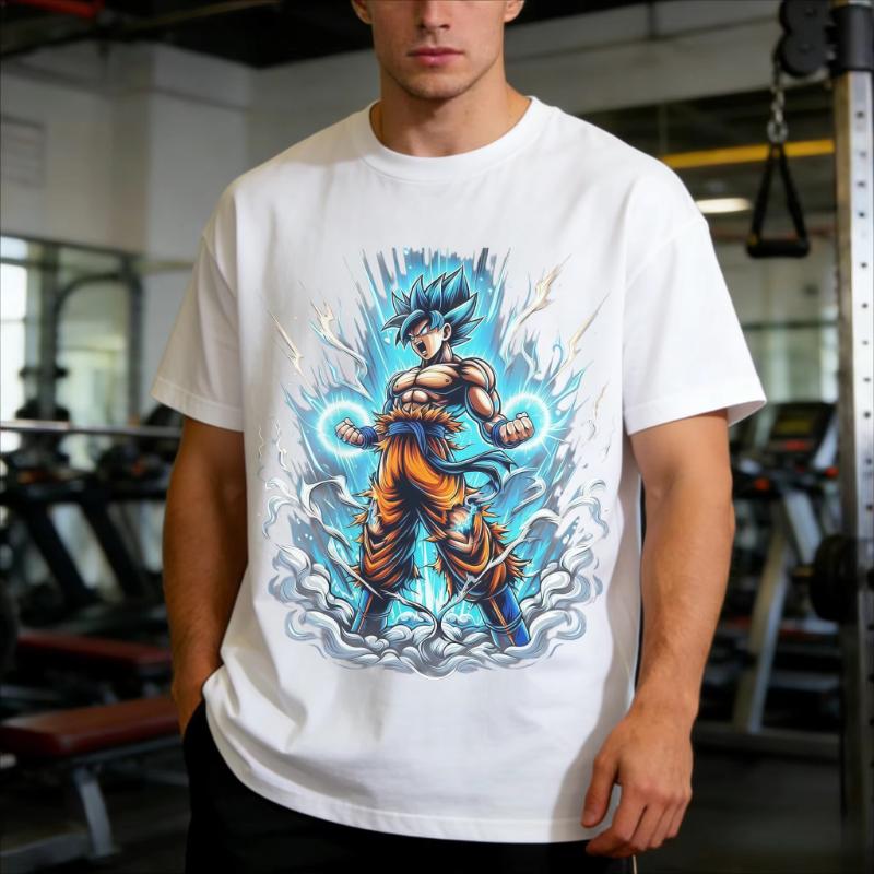 2026 Summer Hot Sale Dragon Ball Super Goku Super Saiyan Blue Family Matching TShirt Anime Gym Workout Tee for Men Women Kids