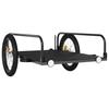 Bicycle Trailer Black 135 x 70 x 37 cm Iron