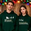 Парные Рождественские Костюмы Смешные Худи Merry Christmas Рождественский Подарок Унисекс Женская Толстовка Супруги Рождество Повседневная Одежда