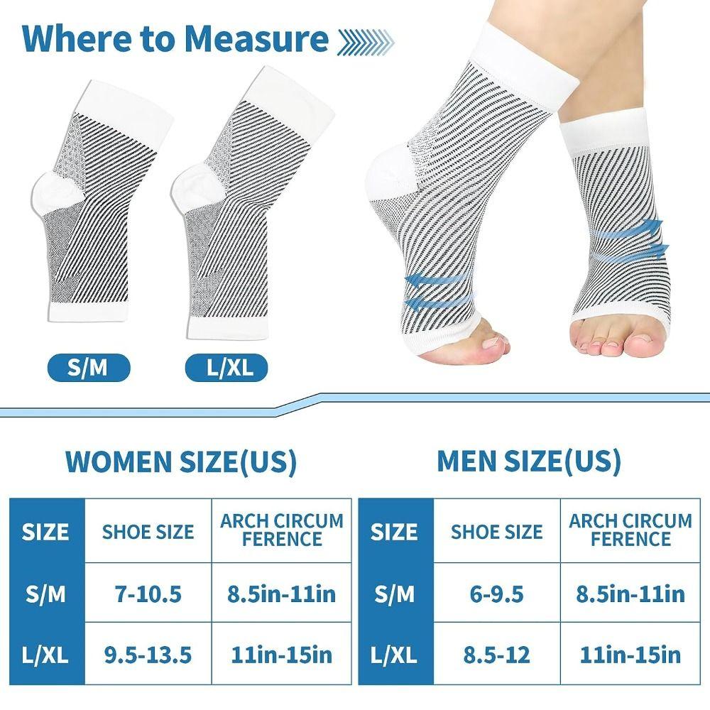 Nylon Neuropathy Socks Foot Protection Compression Ankle Socks Comprex Ankle Sleeves Women Men