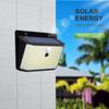 Solar Lights Outdoor 158 LED Solar Wall Lamp Waterproof Wireless Motion Sensor Security 3 Modes Garden Fence Yard Deck Garage