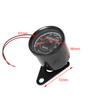 Universal Motorcycle Speedometer Black/ Chrome LED Light Odometer Speed Meter Gauge Mile For Harley Honda Cafe Racer Motorbike