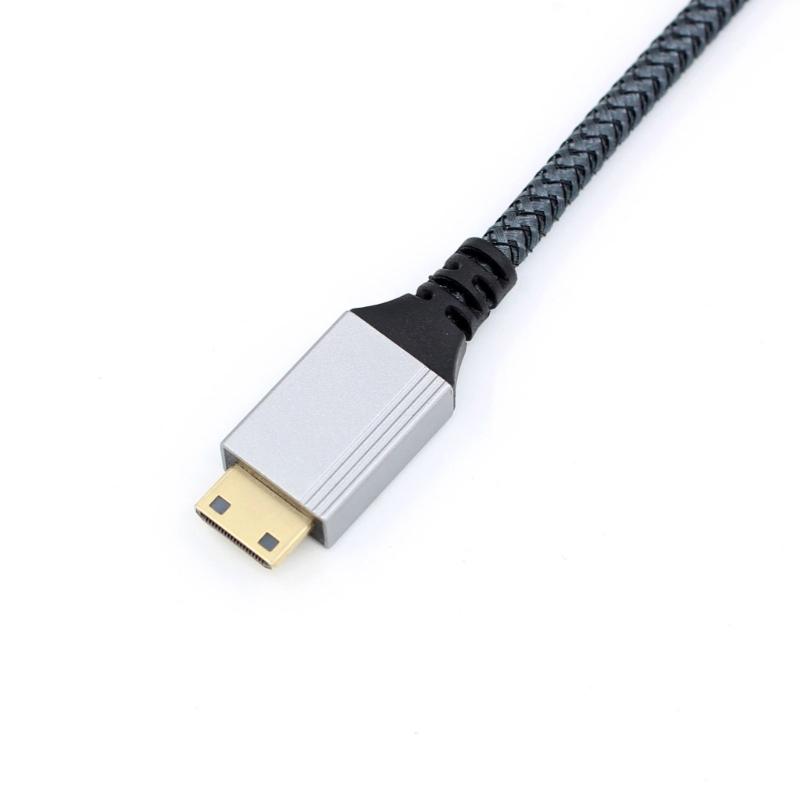 Компактный 90-градусный соединитель Мини HDMI на HDMI Кабель для Камер Планшетов Высокоскоростные Аксессуары для Передачи Данных 15см
