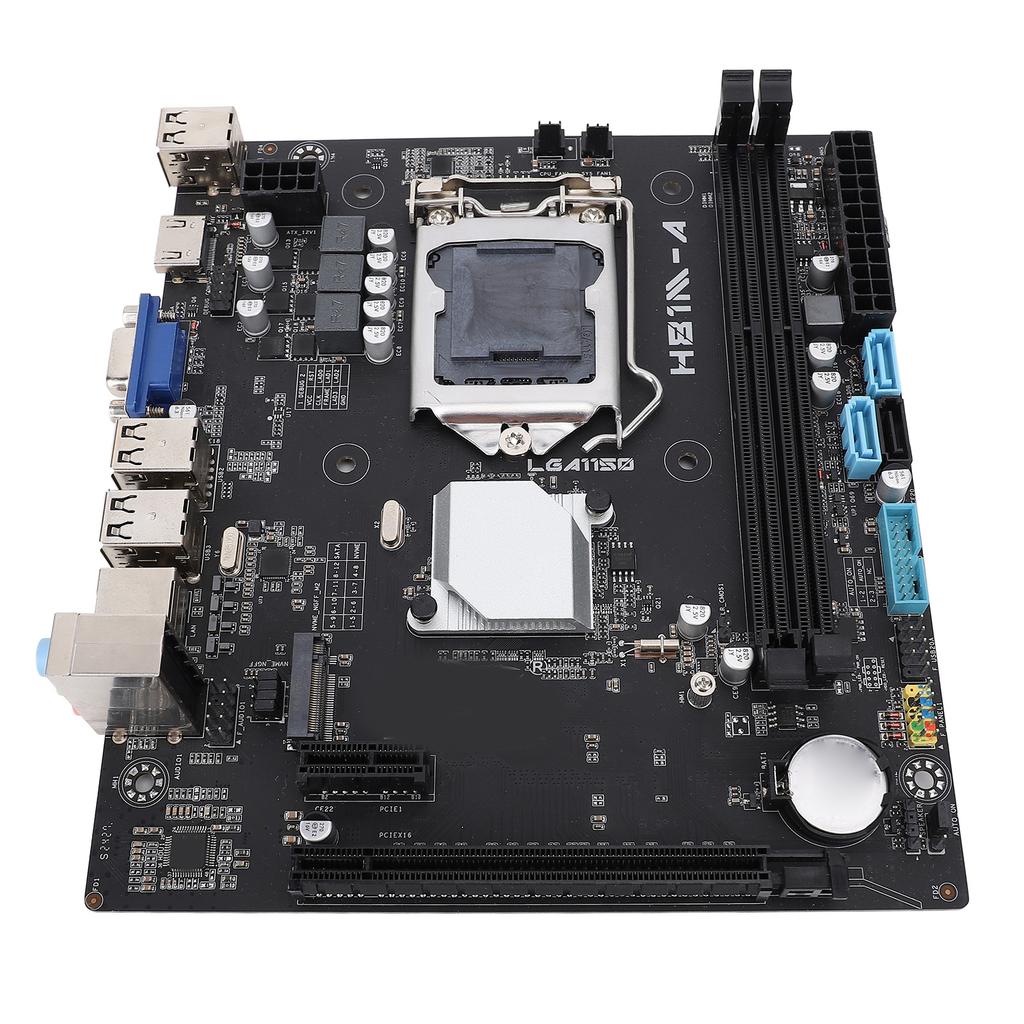H81M Материнская плата для майнинга для LGA1150 ATX DDR3 Serial ATA3.0 M.2 NVME 1920x1080 60 Гц PCIE 2.0x16 Игровая материнская плата для