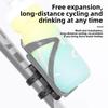 Bicycle Water Bottle Mount Adaptor Silicone Gel Bandage Kettle Cage Strap Seatpost Fork Frame Install Holder Adapter