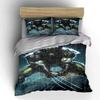 Armored figure with claws. Bedding sets Duvet cover sets Duvet covers Pillowcases(1 * Duvet Cover 2 * Pillowcases without duvet insert)